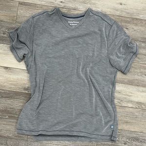 Tommy Bahama Men’s Island Zone short sleeve Blue V-neck Tee - Large
